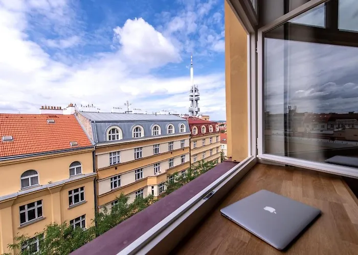Sunny & Quiet In Peaceful Hood,metro Access Apartmán Praha